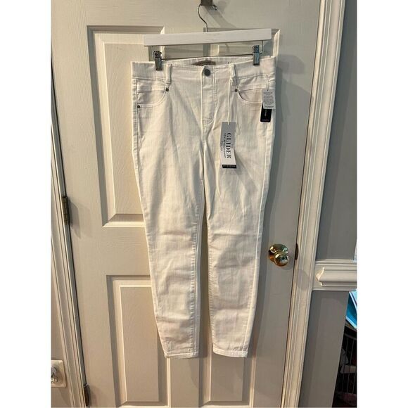 Liverpool The Glider The Ankle Skinny Jeans in Bright White Sz 6/28 NWT - Picture 2 of 9